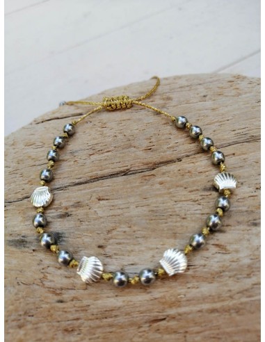 Scallop Seashell Bracelet