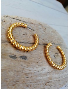 Bijou Gold Hoops